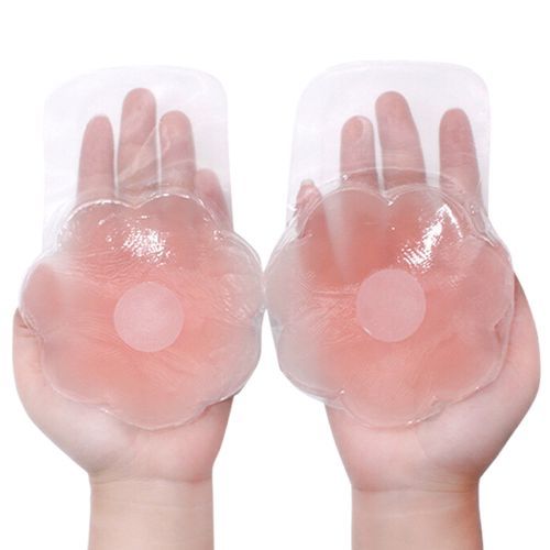 2 Pairs Breast Pasties With Lift Nipple Cover Stickers Reusable