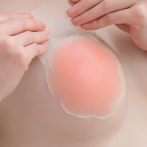 2 Pairs Breast Pasties With Lift Nipple Cover Stickers Reusable
