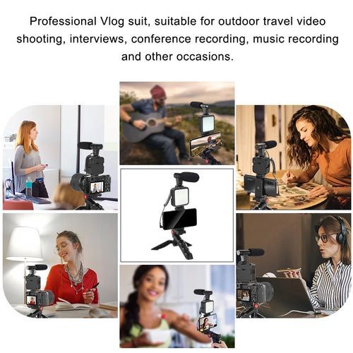 SHARE THIS PRODUCT   3 In 1 Vlogging Video Making Kit Compatible With IPhones And Smartphones