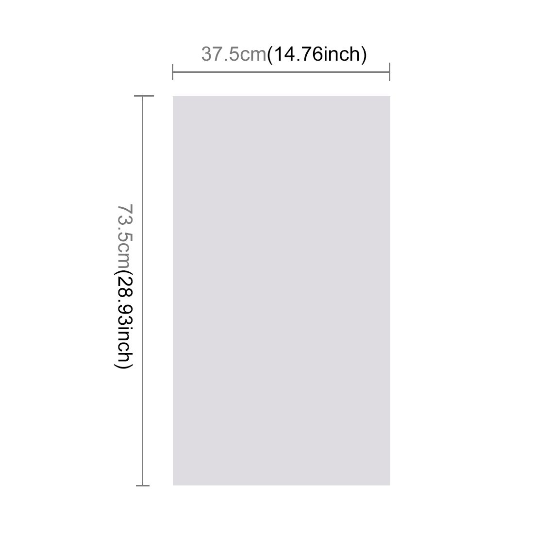 Photography Background PVC Paper For Studio Tent Box, Size: 73.5cm X 37.5cm(White)
