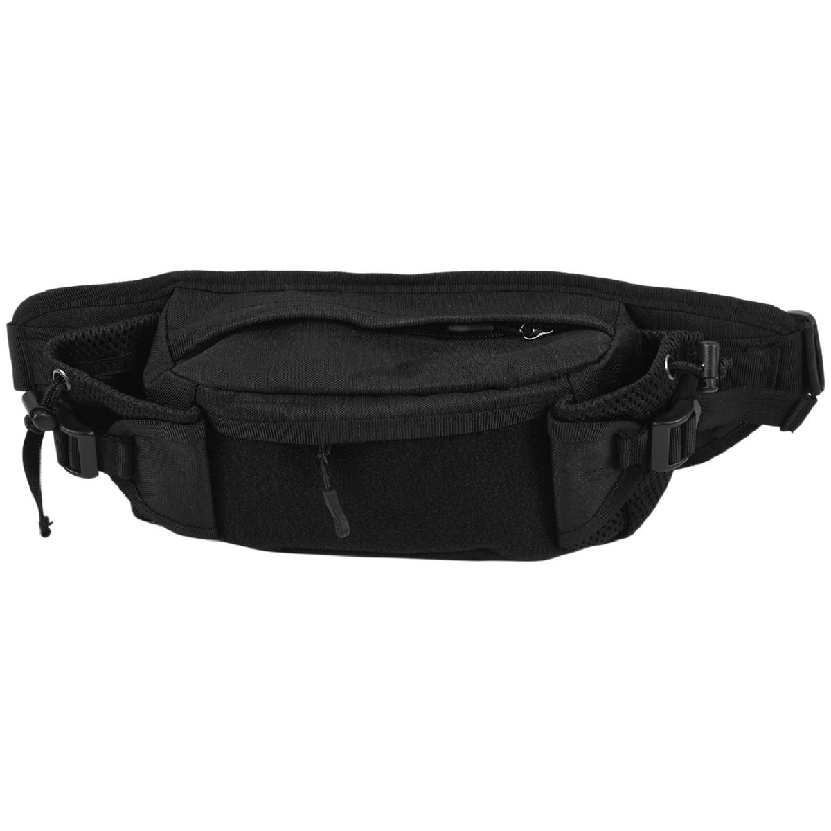 Protector Plus Black Tactical Waist Pack Bag Waterproof Phone Bag Water Bottle Pouch Unisex Chest Bag For Camping Hiking Hunting