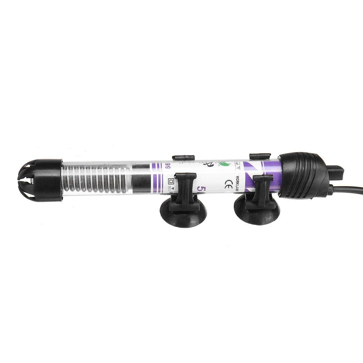 25W-300W Adjustable Aquarium Fish Tank Water Heater Submersible Anti-Explosion 50W