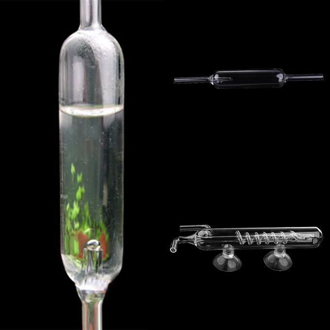 2-pack Aquarium Planted Tank CO2 Monitor Bubble Counter Easy To