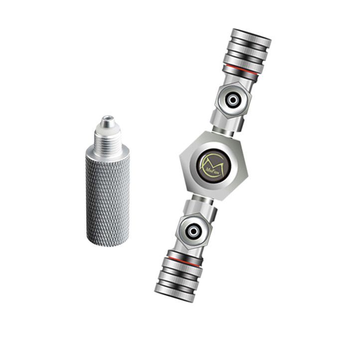 Aluminum Alloy CO2 Spliter Regulator Aquarium  Valve 2/3/4/5/6