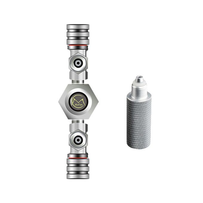 Aluminum Alloy CO2 Spliter Regulator Aquarium  Valve 2/3/4/5/6