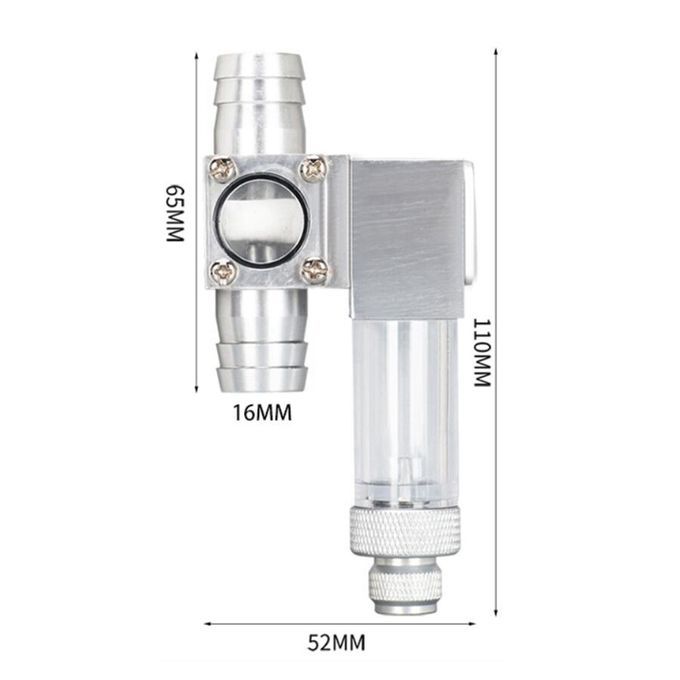 Aquarium CO2 Diffuser Regulator For Fish Tank 16mm +Bubble Counter