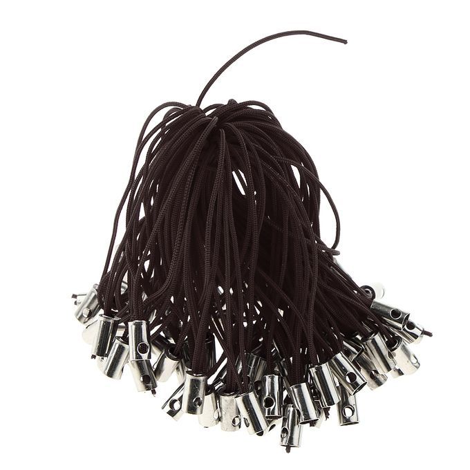 100pcs Cell Phone Braided Lanyard Cords DIY Rope Lariat Straps Coffee