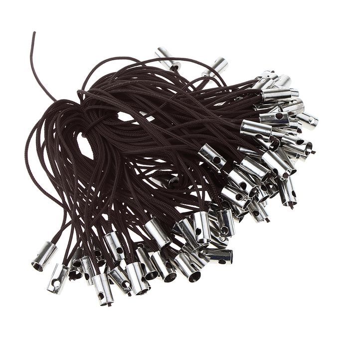 100pcs Cell Phone Braided Lanyard Cords DIY Rope Lariat Straps Coffee