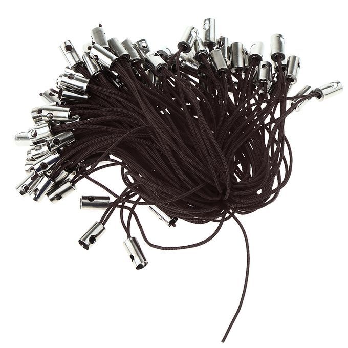 100pcs Cell Phone Braided Lanyard Cords DIY Rope Lariat Straps Coffee