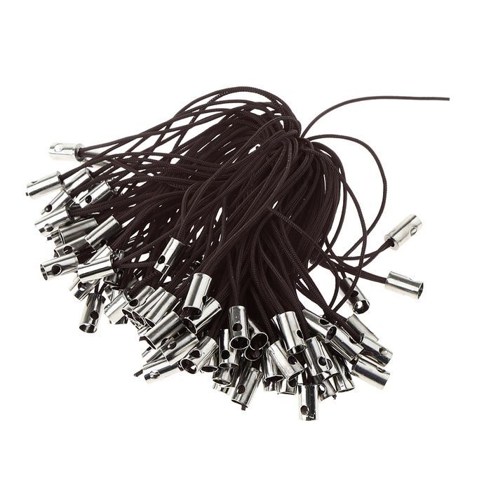 100pcs Cell Phone Braided Lanyard Cords DIY Rope Lariat Straps Coffee