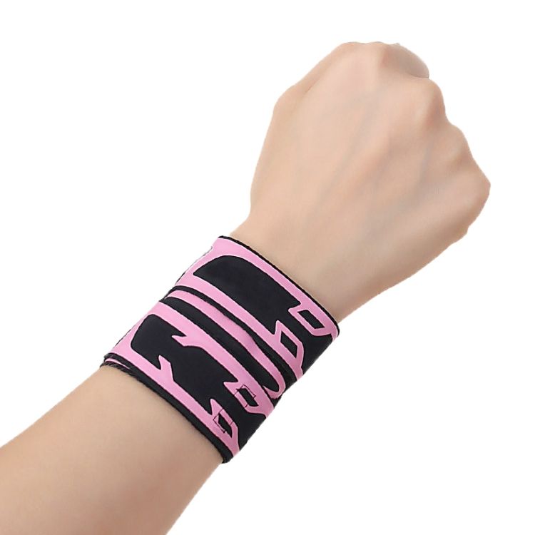 Pink 2 PCS Fitness Anti-sprain Compression Wristband