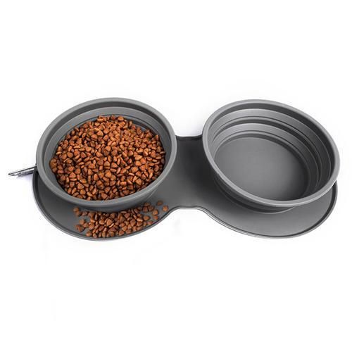 1000ml Large Collapsible Dog Pet Folding Silicone Bowl Outdoor Travel Portable Puppy Food Container Feeder Dish Bowl