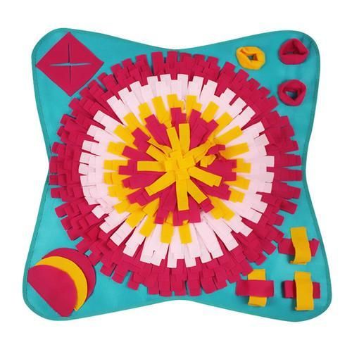 Stress Relief Slow Feeding Dog Toys Durable Cat Training Pad Foraging Pet Snuffle Mat Blanket Nose Work Treat Dispenser