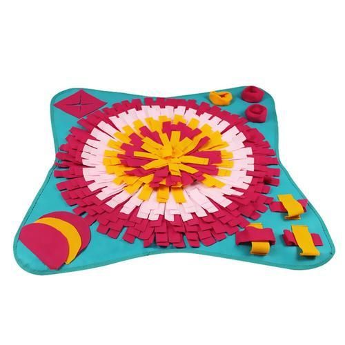 Stress Relief Slow Feeding Dog Toys Durable Cat Training Pad Foraging Pet Snuffle Mat Blanket Nose Work Treat Dispenser