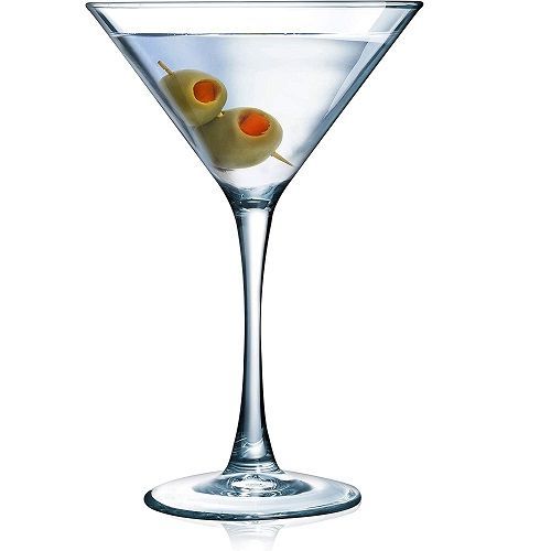 Arc Martini Glass (Set Of 8), 5 Oz