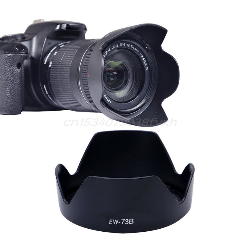 Ew-73b Camera Lens Hood For Canon Ef-S 18-135mm F3.5-5.6 Is