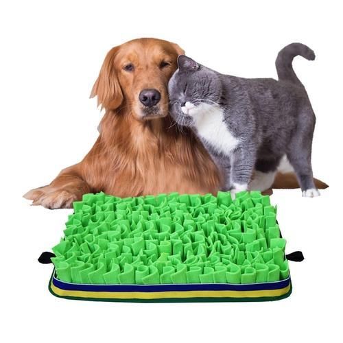 Pet Dog Snuffle Mat Nose Smell Training Blanket Sniffing Pad Slow Feeding Bowl Food Dispenser Carpet Relieve Stress Puzzle Toys