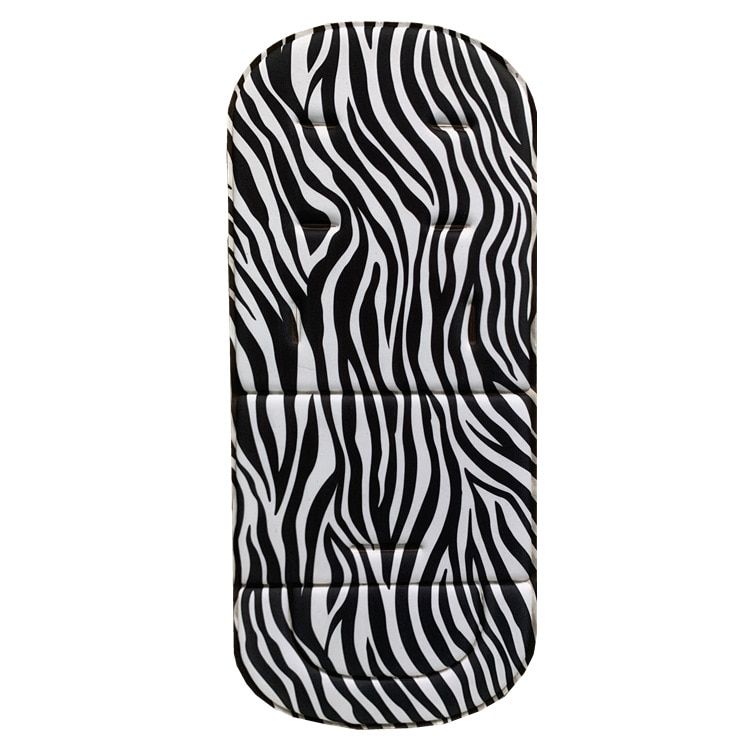 Coussin De Siege En Coton Doux Pour Poussette Et Bebe, Tapis De Poussette, Tapis De Siege De Voiture, Housse De Poussette, Doublure, Lavable, Accessoire Pour Bebe Zebra Pattern