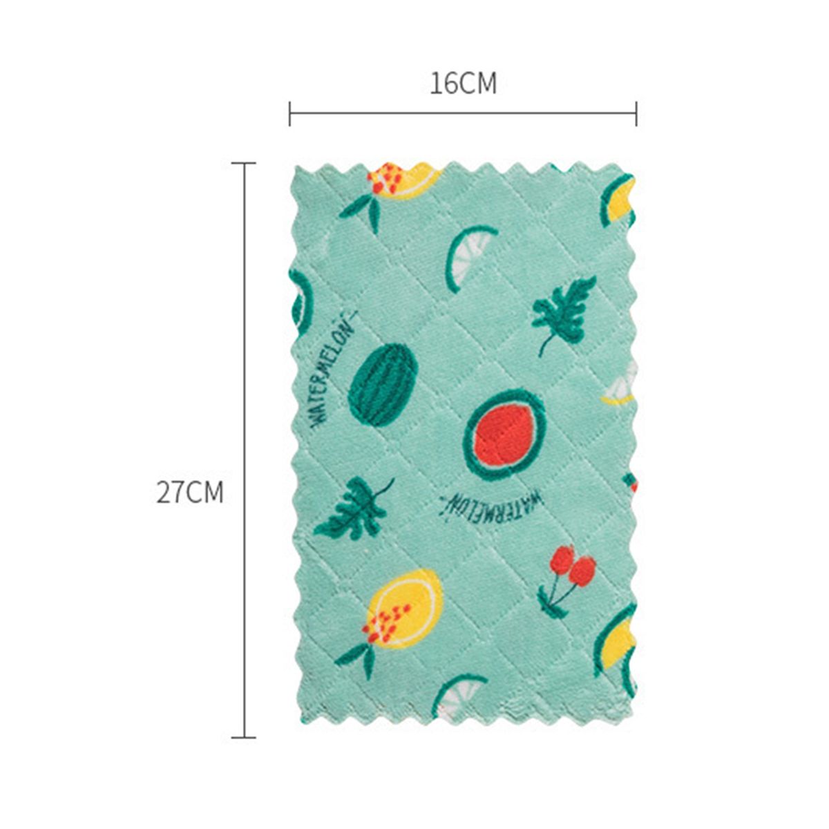5Pcs Dish Cloth Ultra-Absorbent Cleaning Rag Dish Washcloth Random Style