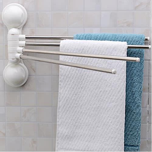 180 Degrees Stainless Steel Tube Turning Towel Bar
