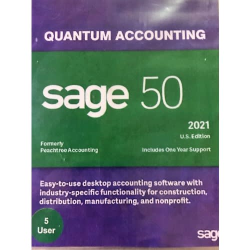 5 Quantum 2021 5user accounting software Perpetual License DVD