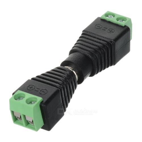 Female Power Plug For CCTV Camera - 10 Pieces