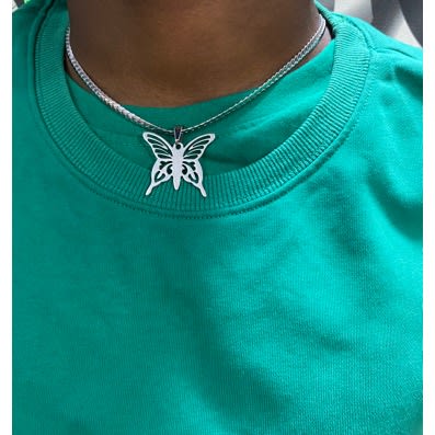 Men’s Butterfly Necklace & Pendant