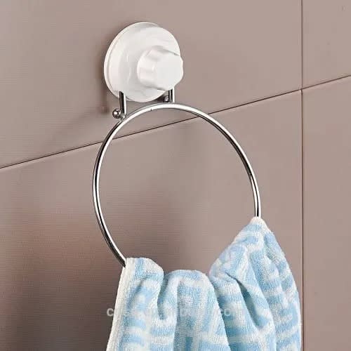 Towel Ring Hanger With Suction