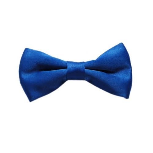 Lustrous Satin Bow Tie - Royal Blue