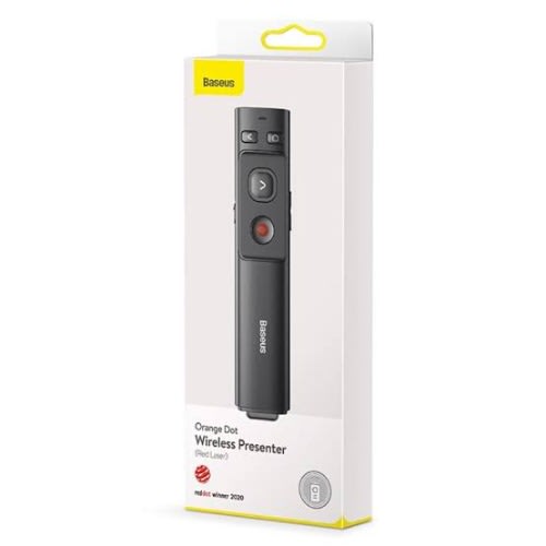 Orange Dot Wireless Presenter - Red Laser - Grey Acfyb-b0g