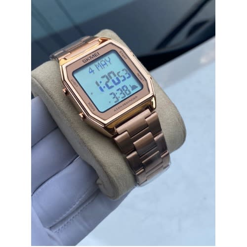1763 Unisex Wristwatch With Islamic Calendar - Rose Gold