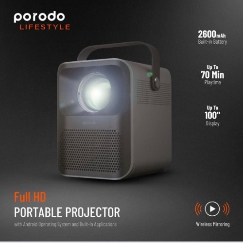 Lifestyle Full Hd Portable Projector - 2600mAh