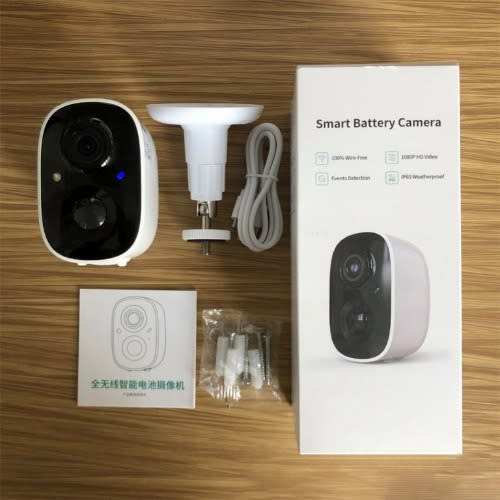 Security Cameras Wireless Outdoor, Waterproof Hd 1080p Battery Powered Wifi Cameras