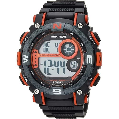Sport Men’s Digital Chronograph Resin Strap Watch - 40/8284