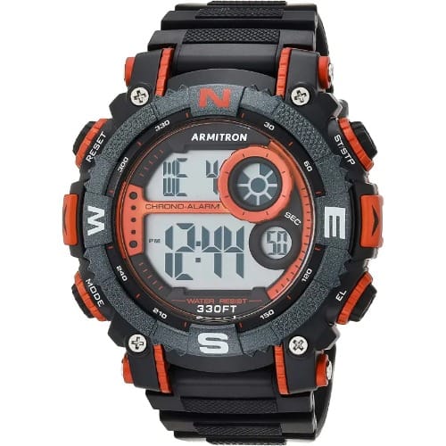 Sport Men’s Digital Chronograph Resin Strap Watch - 40/8284