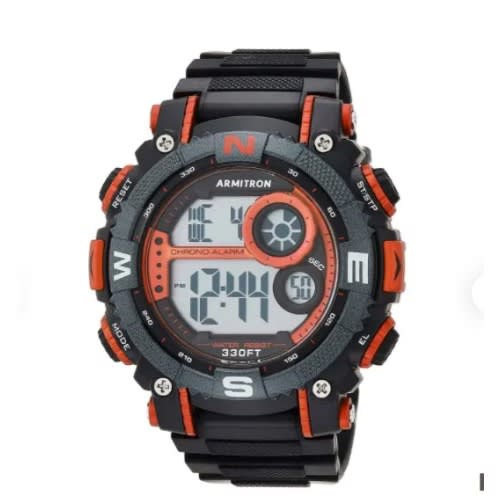 Sport Men’s Digital Chronograph Resin Strap Watch - 40/8284