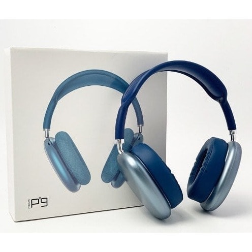 P9 Wireless Headphones Hifi Stereo With Mic For iOS And Android - Blue