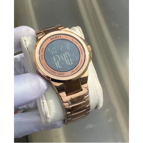 Men Digital Wristwatch 1712 - Rose gold