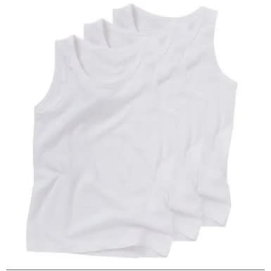 3 In 1 Quality Boy Cotton Singlet Vest