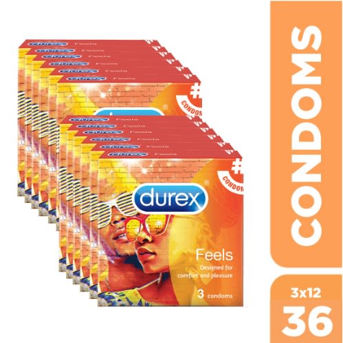 Feels Condoms - 12 Packs Of 3 Pieces