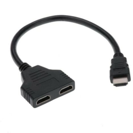 Hdmi Splitter 1 Input Male To 2 Output Female