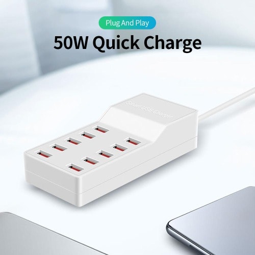10 Port USB Intelligent Charger -50w