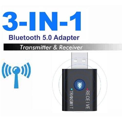 3-in-1 Bluetooth Stereo Audio Transmitter And Receiver
