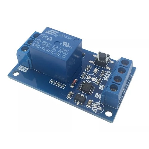 12V Single Button Bistable Relay Module