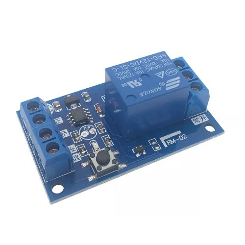 12V Single Button Bistable Relay Module