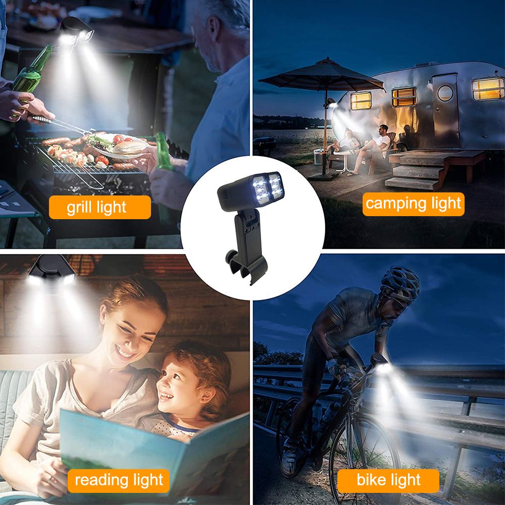 LED Portable BBQ Grill Light Lights Flashlight Lighting Lamp