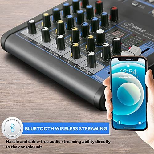 Pyle Professional Audio Mixer Sound Board Console System Int