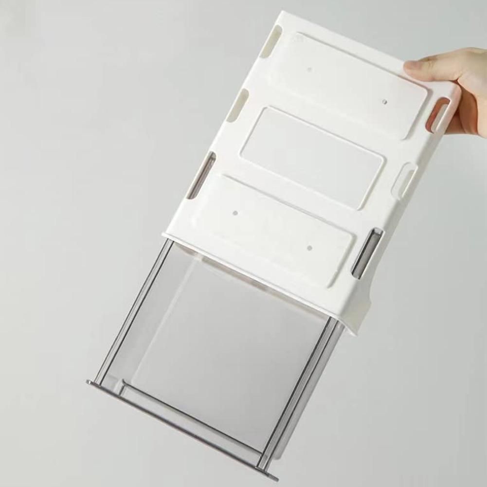 Under Desk Drawer, Adhesive Drawer Organizer, 9 Inch Slide
