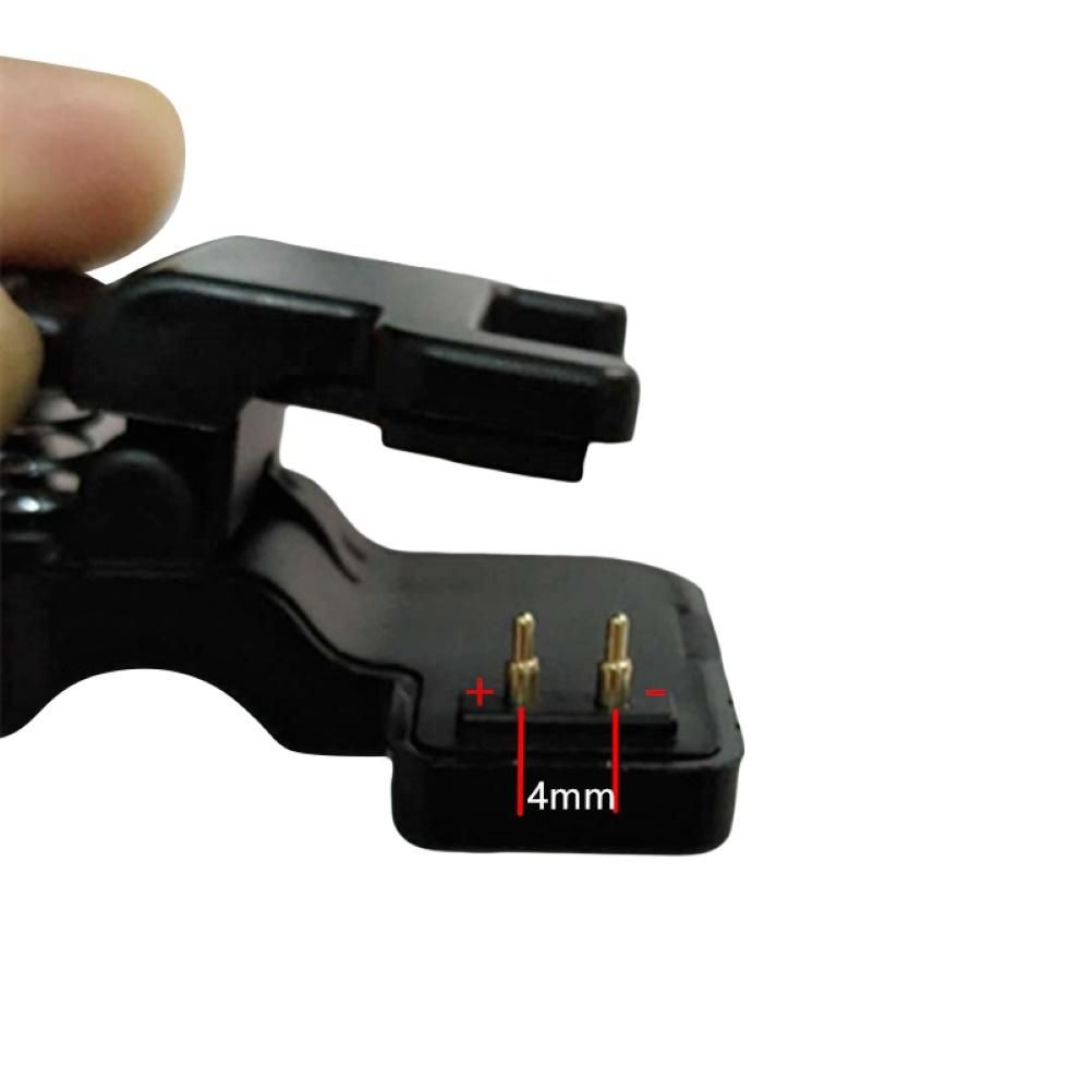 2/3pin 4/5/6mm Portable Smart Bracelet Watch Charging-Black