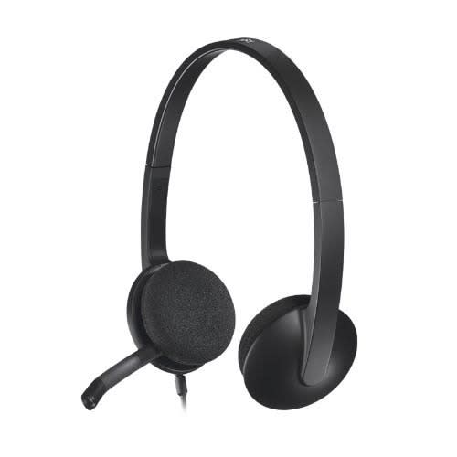 H340 Usb Computer Headset - Black